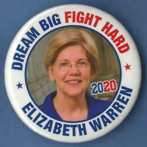 Elizabeth Warren Campaign Button Image