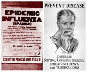 1918 Flu Pandemic Flyer image