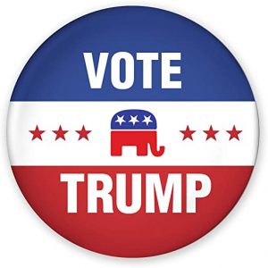 Vote Trump Button image