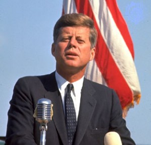 Color Photo of JFK