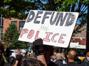 Defund the Police Protest sign