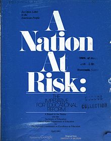 A Nation at Risk report cover image