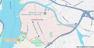 Map of Williamsburgh-Greenpoint