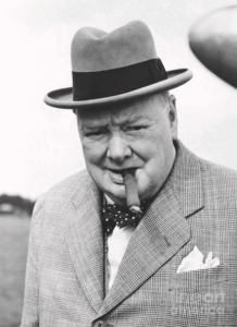 Photo of Winston Churchill with Cigar