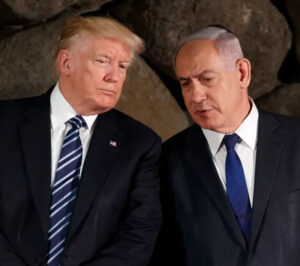 Trump and Netanyahu Talk image