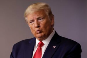 Photo of Donald Trump with Pursed Lips - New York